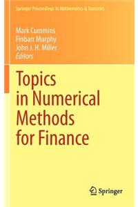 Topics in Numerical Methods for Finance