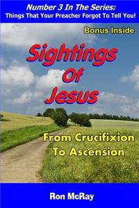Sightings Of Jesus