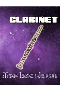 Clarinet Music Lesson Journal