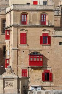 A Cool Building with Red Shutters in Malta Journal