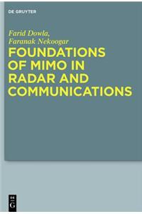 Foundations of Mimo in Radar and Communications