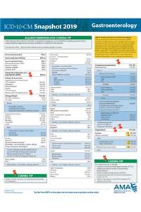 ICD-10-CM 2019 Snapshot Coding Card: Gastroenterology