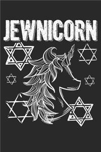 Jewnicorn: Graph Paper Jewnicorn / Journal Gift - Large ( 6 x 9 inches ) - 120 Pages -- Softcover