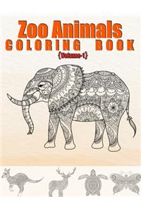 Zoo Animals coloring book