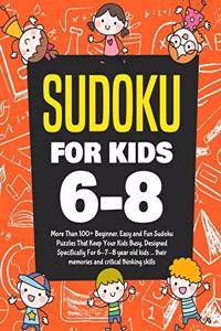 Sudoku For Kids 6-8