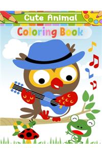 Cute Animal Coloring Book