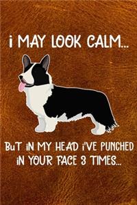 I May Look Calm But In My Head I've Punched In Your Face 3 Times
