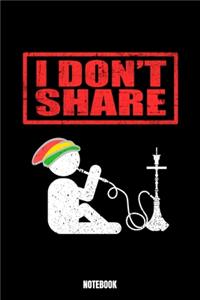I Don'T Share Notebook
