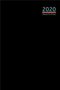 A5 2020 Diary Week To View Paperback Cover With Alternative Design -