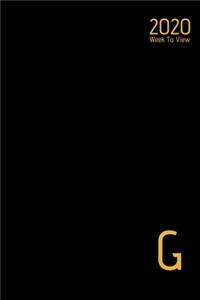 Personalised 2020 Diary Week To View Planner