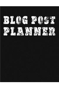 Blog Post Planner