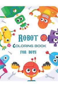 Robot Coloring Book for Boys