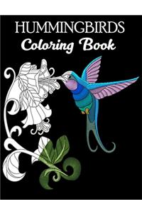 Hummingbirds Coloring Book