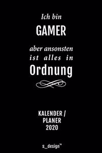 Kalender 2020 für Gamer