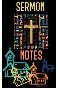 Sermon Notes Journal and Log Book