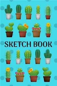 Sketch Book: Cactus; Sketch Book; 100 Sheets/200 Pages