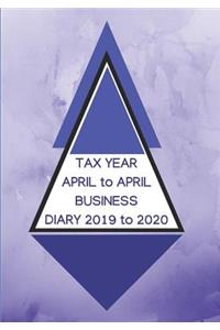 Tax Year April to April Business Diary 2019 to 2020