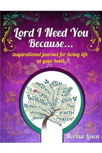 Lord I Need You Because...