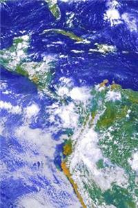 Earth View Continents Oceans Space Theme Science 2019 Daily Planner 384 Pages