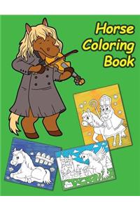 Horse Coloring Book: Over 30 Exclusive Images Inside This Amazing Coloring Book for Kids, Spirit Riding Free Coloring Book