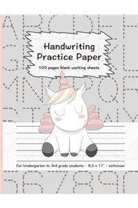 Handwriting Practice Paper