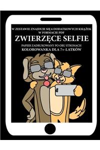 Kolorowanka dla 7+-latków (Zwierz&#281;ce selfie)