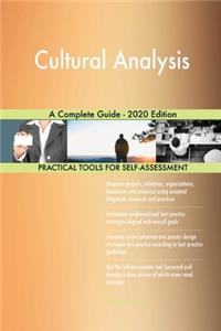 Cultural Analysis A Complete Guide - 2020 Edition