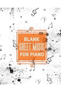 Blank Sheet Music for Piano