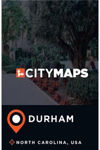 City Maps Durham North Carolina, USA
