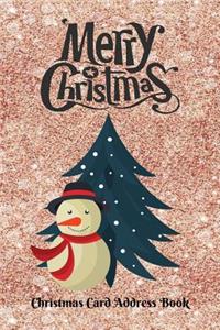 Christmas Card Address book