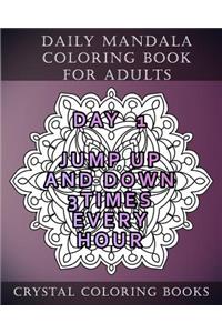 Daily Mandala Coloring Book For Adults: 20 Day Irrelevant Things To do Mandala Coloring Book For Grown Ups