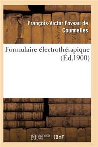 Formulaire Électrothérapique