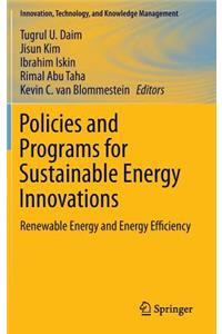 Policies and Programs for Sustainable Energy Innovations