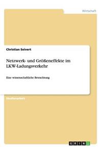 Netzwerk- und Größeneffekte im LKW-Ladungsverkehr: Eine wissenschaftliche Betrachtung