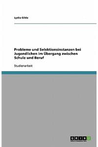 Probleme und Selektionsinstanzen bei Jugendlichen im Übergang zwischen Schule und Beruf