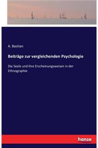 Beiträge zur vergleichenden Psychologie