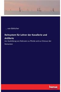 Reitsystem für Lehrer der Kavallerie und Artillerie