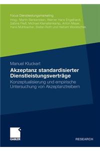 Akzeptanz Standardisierter Dienstleistungsverträge