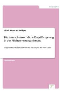 naturschutzrechtliche Eingriffsregelung in der Flächennutzungsplanung