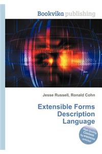 Extensible Forms Description Language