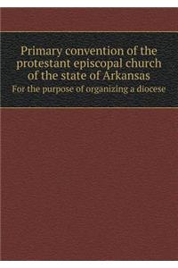 Primary Convention of the Protestant Episcopal Church of the State of Arkansas for the Purpose of Organizing a Diocese