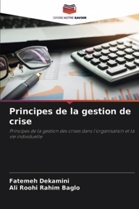 Principes de la gestion de crise