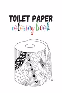 Toilet paper coloring book