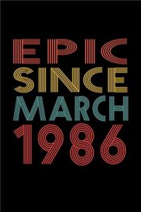Epic Since March 1986