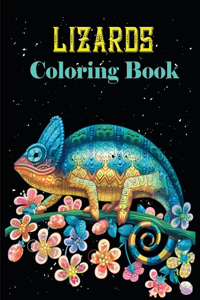Lizards Coloring Book