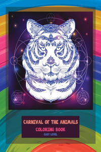 Carnival of The Animals Coloring Book - Easy Level