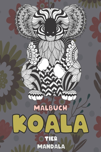 Malbuch - Mandala - Tier - Koala