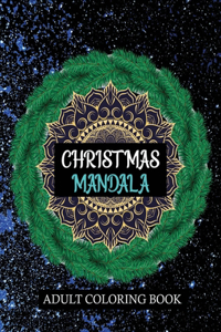 Christmas Mandala Adult coloring book