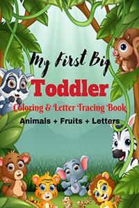 Animal & Fruit & Coloring & Letter Tracing Book