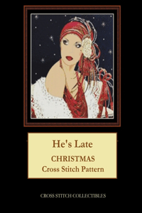 He's Late: Christmas Cross Stitch Pattern